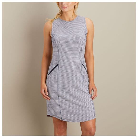 DULUTH TRADING CO Pier Genius Striped Dress Performance Quick Dry UPF 50+ Sz XXL - Picture 2 of 9